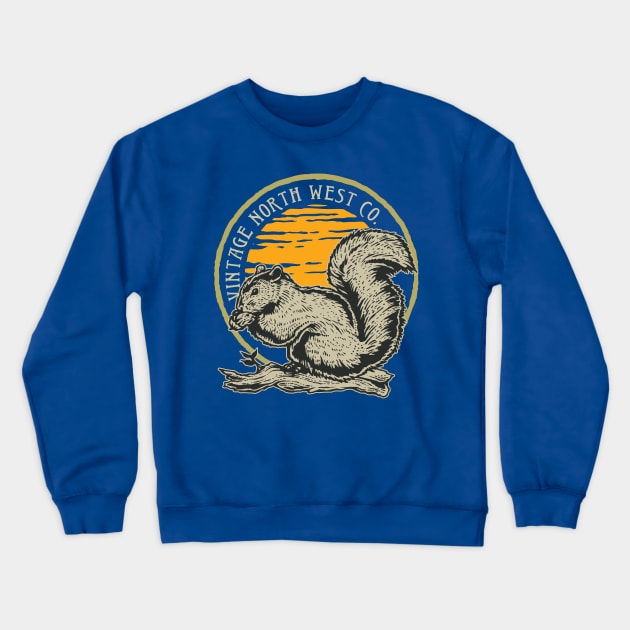 Squirrel - Vintage Crewneck Sweatshirt by Hariolf´s Mega Store